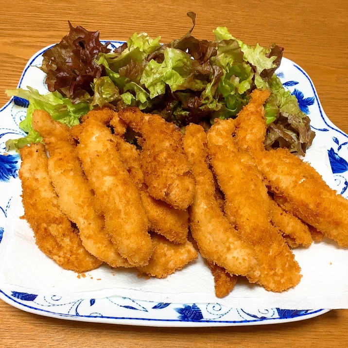 うま塩 ささみカツ レシピ 作り方 By おこのみっちゃん 楽天レシピ